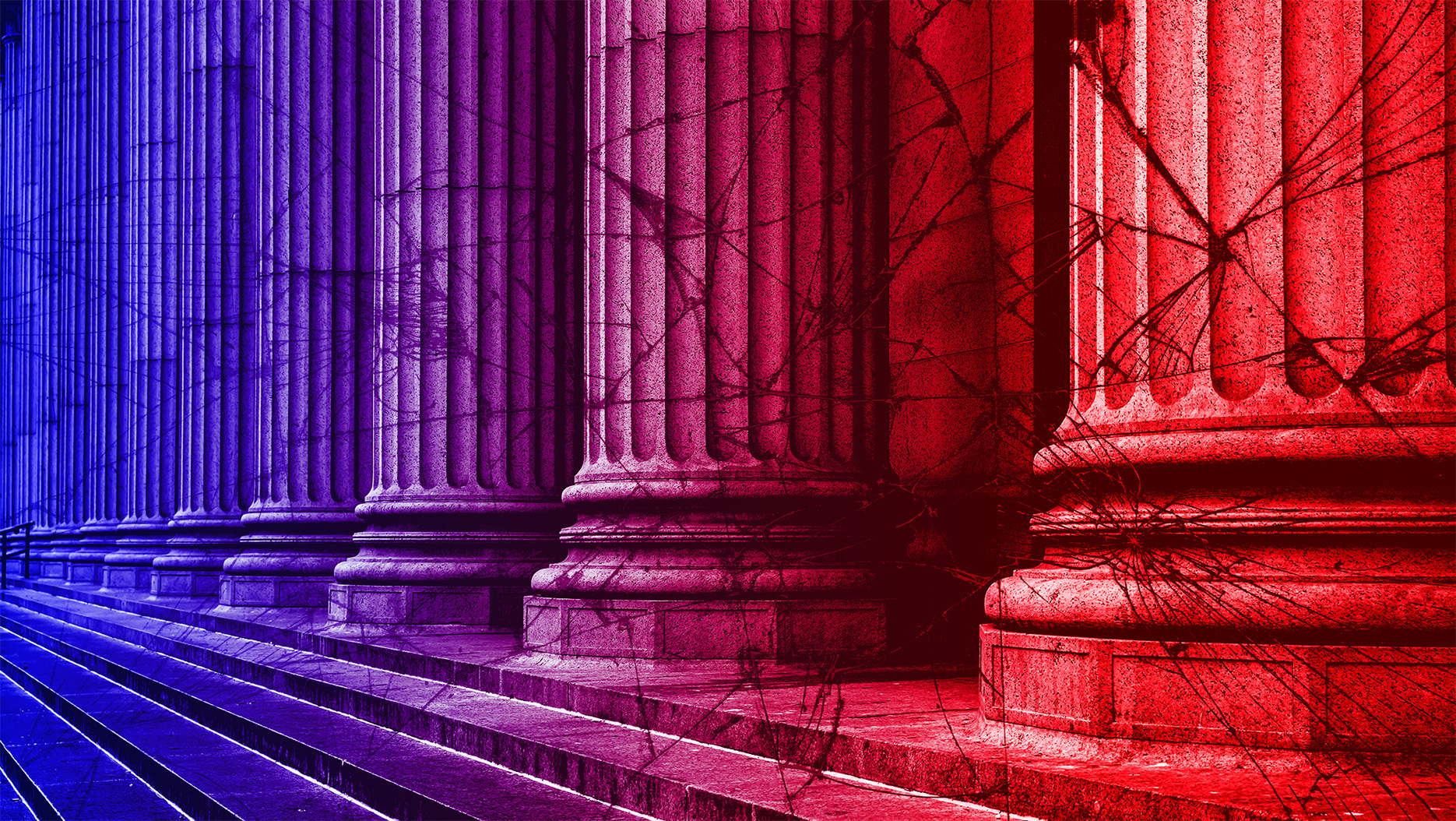 Columns cracking